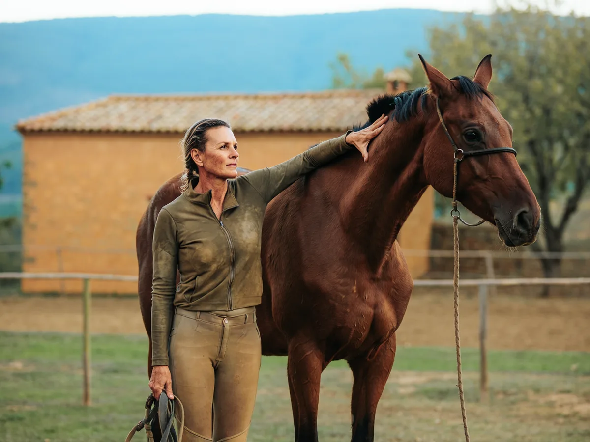 Cours d'équitation à Saint-Polgues, Loire