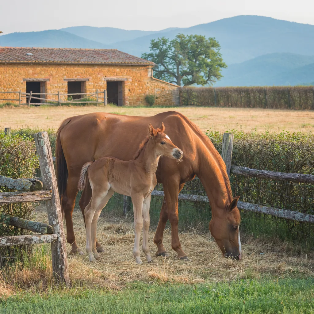 Élevage de chevaux, Domaine équestre L'Authentique, Saint-Polgues
