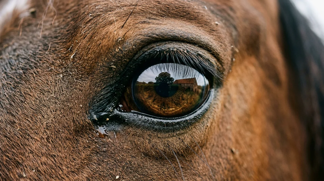 Un regard de cheval, Domaine équestre L'Authentique, Saint-Polgues